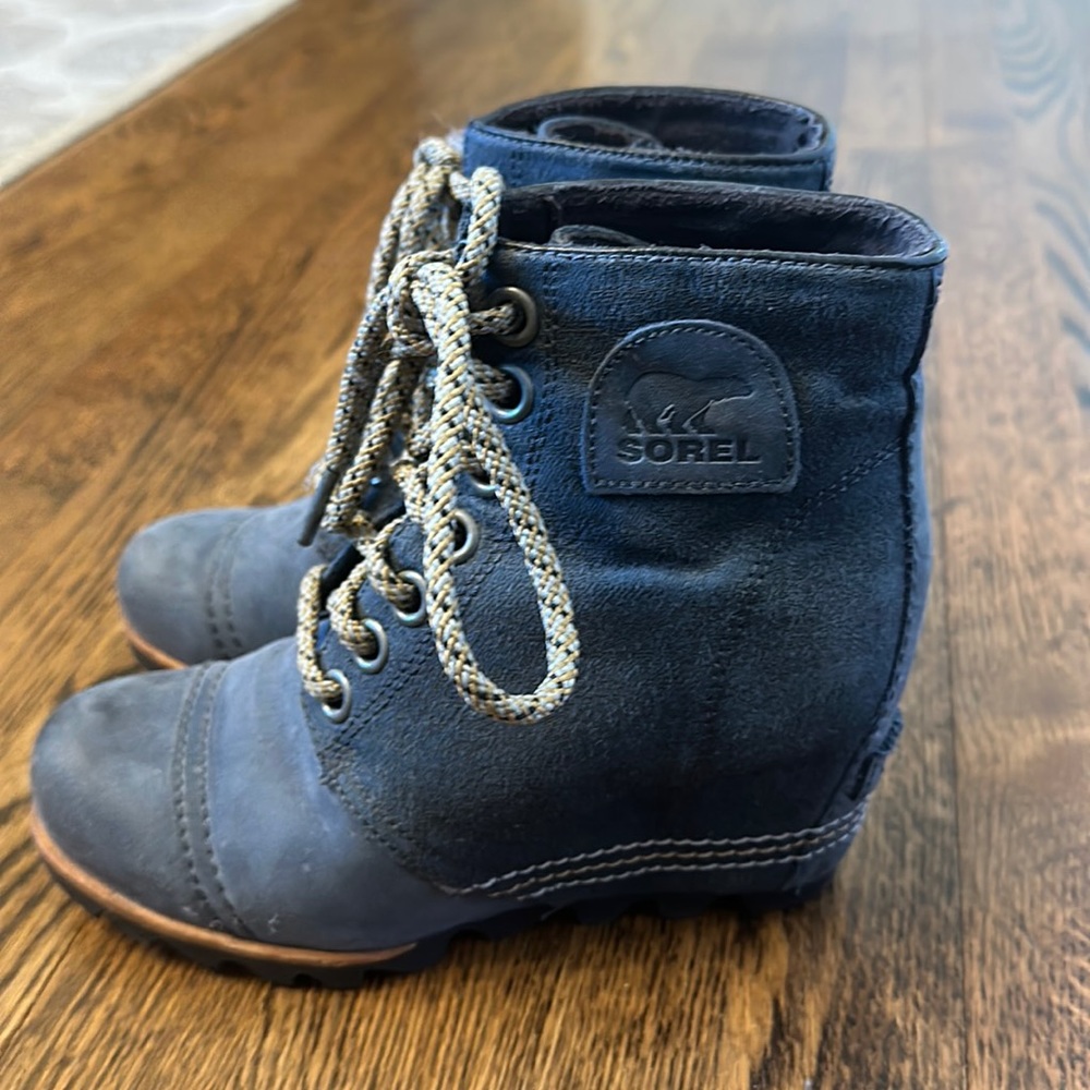 Sorel PDX wedge, denim blue, size 5.5